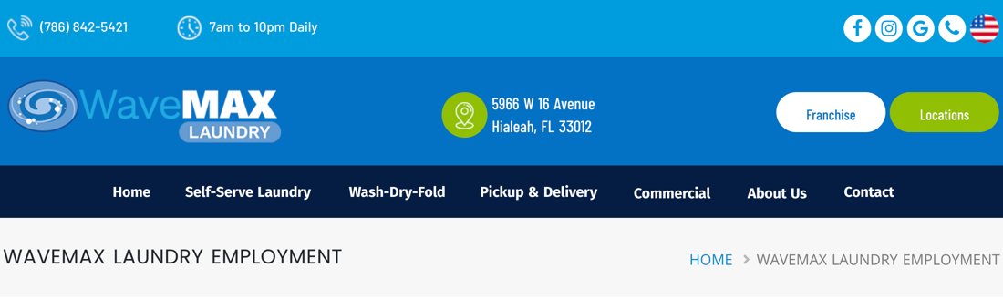 Wave Max Laundry